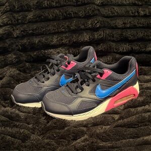 Nike Air Max Black with Blue and Pink Highlights